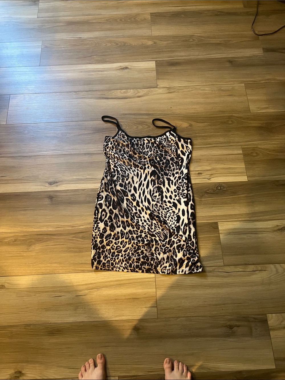 Leopard print dress